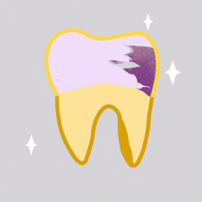 Picture of broken tooth